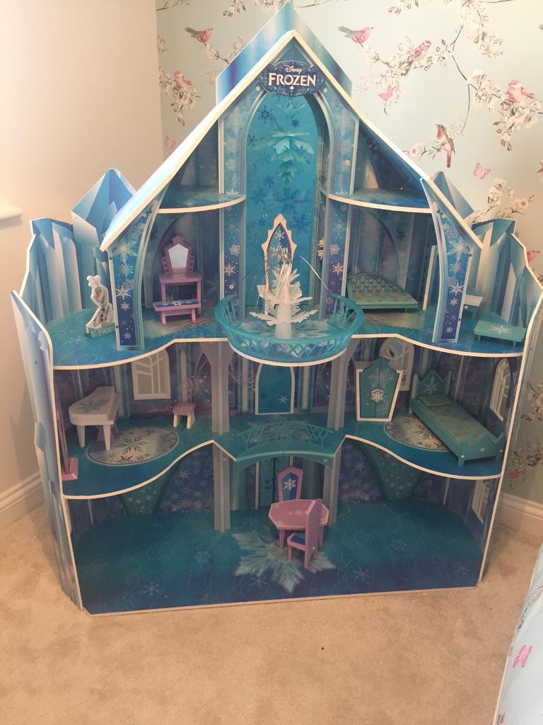 frozen barbie house
